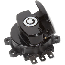 Side Hinge Ignition Switch — 3-position, Black
