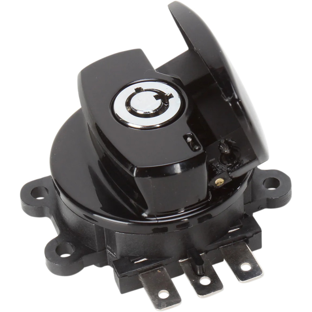 Side Hinge Ignition Switch — 3-position, Black