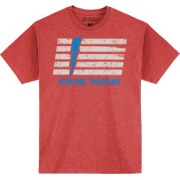 Invasion Stripe™ T-Shirt — S, Red