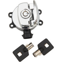 Side Hinge Ignition Switch — Chrome, 3-position