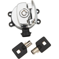 Side Hinge Ignition Switch — Chrome, 3-position