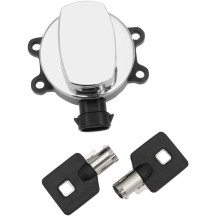 Side Hinge Ignition Switch — Chrome, 3-position