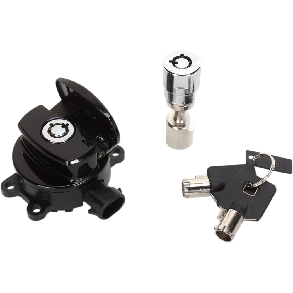 Side Hinge Ignition Switch — 2-position, Black