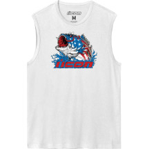 American Basstard™ Tank Top — M, White