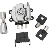 Side Hinge Ignition Switch — 3-position, Chrome