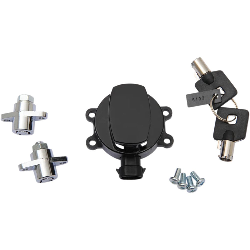 Side Hinge Ignition Switch — Side hinge, 2-position, Black