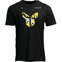 Iconic T-Shirt — 2XL, Black, White, Yellow