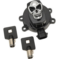 Skull Ignition Switch — Black gloss
