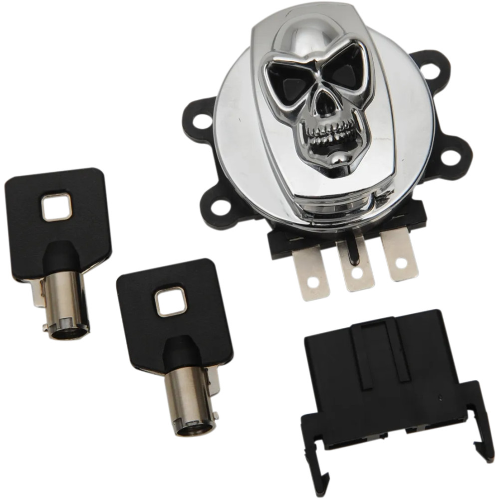 Skull ignition Switch — Chrome
