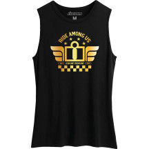 Top Tuscadero™ para mujer — XS, Negro, Amarillo dorado