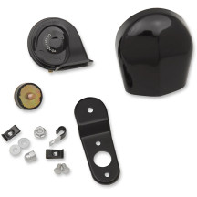 Electric Horn Kit — 12 V, Black