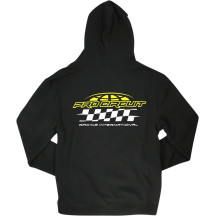 Racer Zip Hoodie — 3XL, Black, Yellow