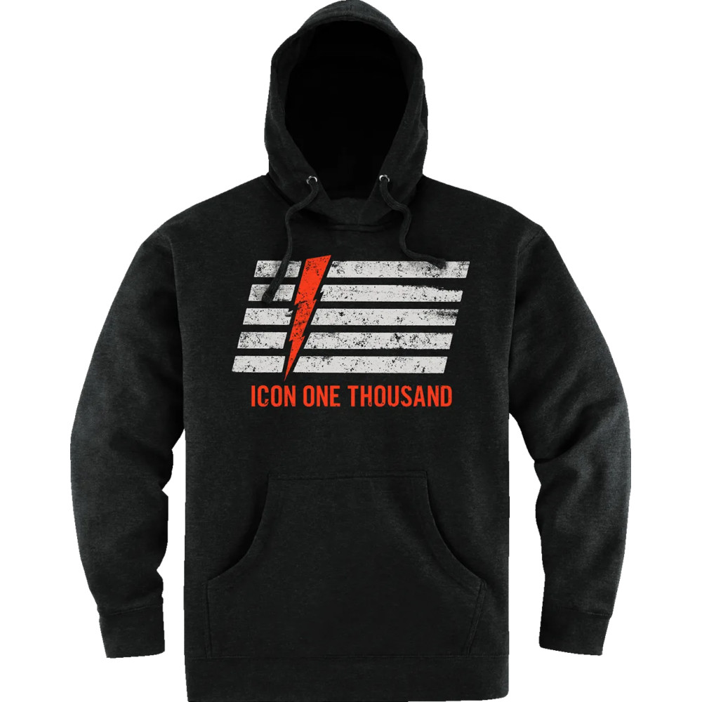 Intercept 93™ Hoodie — XL, Black, Orange, White
