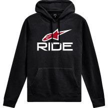 Ride 4.0 Pullover Hoodie — L, Black