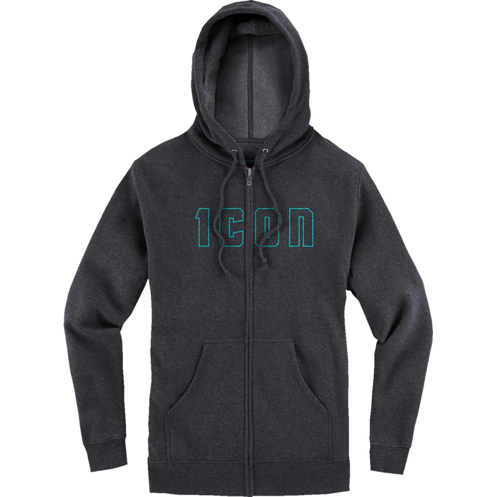 Women's Kat Stevens™ Hoodie — M, Charcoal, Cotton/Polyester