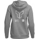 Women's Trax Pullover Hoodie — Heather Gray, XL