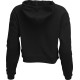 Women's Noise Pullover Crop Hoodie — XL, Black, Gray