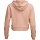 Women's Iconic Pullover Crop Hoodie — XL, Pink