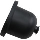 Rubber Solenoid Plunger Boot — Black