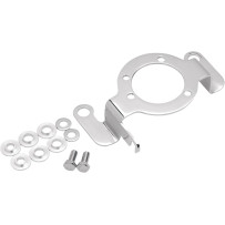 Carburetor Support Bracket with Choke Cable Mount — Chrome, For HSR 42/45