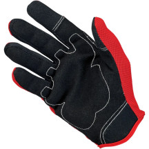 Moto Gloves — 2XL, Red