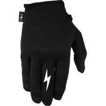 Stealth Leather Palm Gloves — S, Black
