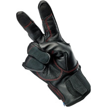 Belden Gloves — XS, Black, Red