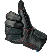 Belden Gloves — XS, Black, Red