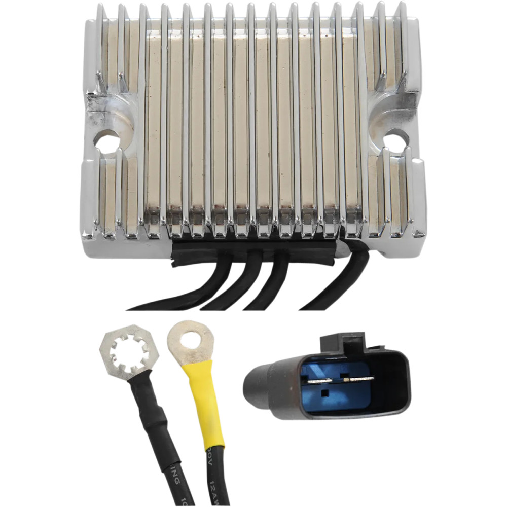 Solid-State Regulator — 12V 32A, Chrome
