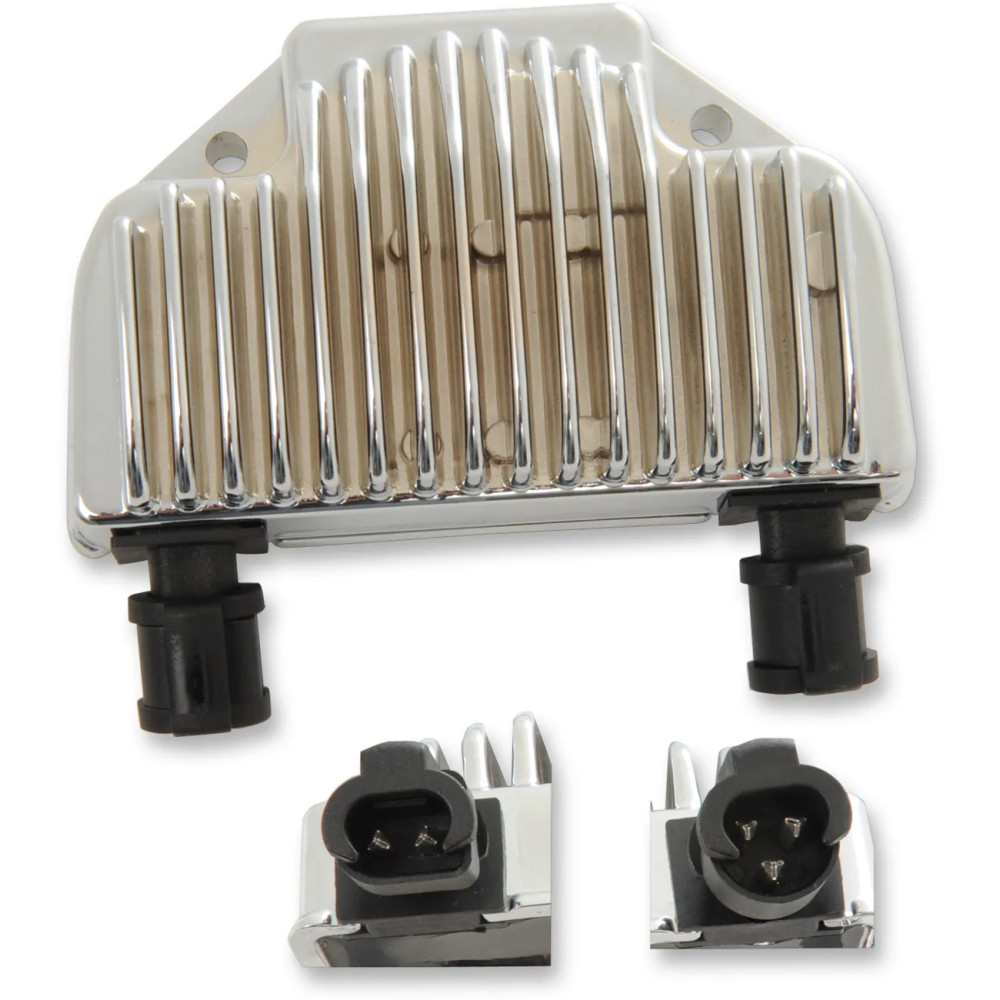 Solid-State Regulator — 12V 40A, Chrome