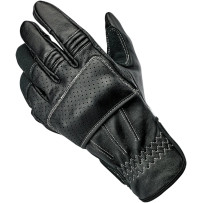Borrego Gloves — XS, Black/Light Gray, mid-length cuff