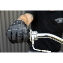 Borrego Gloves — XS, Black/Light Gray, mid-length cuff