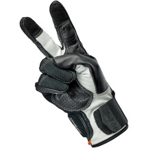 Borrego Gloves — XS, Black/Light Gray, mid-length cuff