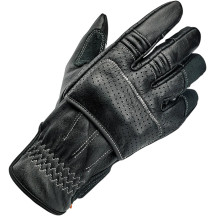 Borrego Gloves — XS, Black/Light Gray, mid-length cuff