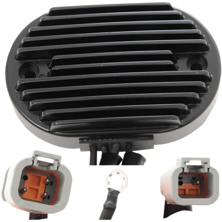 Regulador de estado sólido — 12V, 40A, negro
