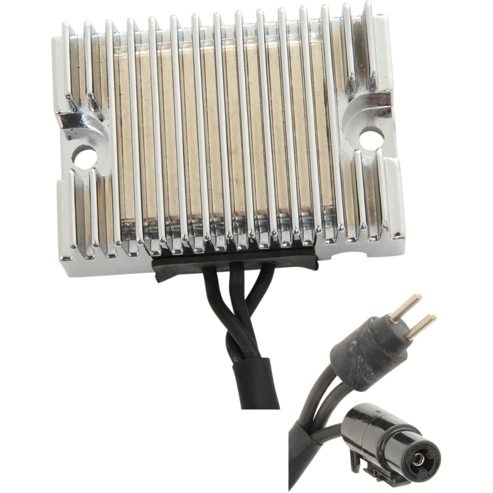 Solid-State Regulator — 12V, 40A, Chrome