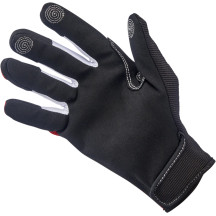 Anza Gloves — L, Red, Black