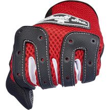 Anza Gloves — L, Red, Black