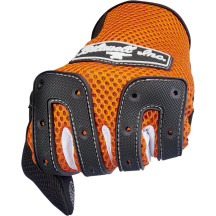 Anza Gloves — M, Orange/Black