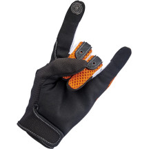 Guantes Anza — XL, naranja/negro