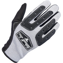 Anza Gloves — S, White, Black
