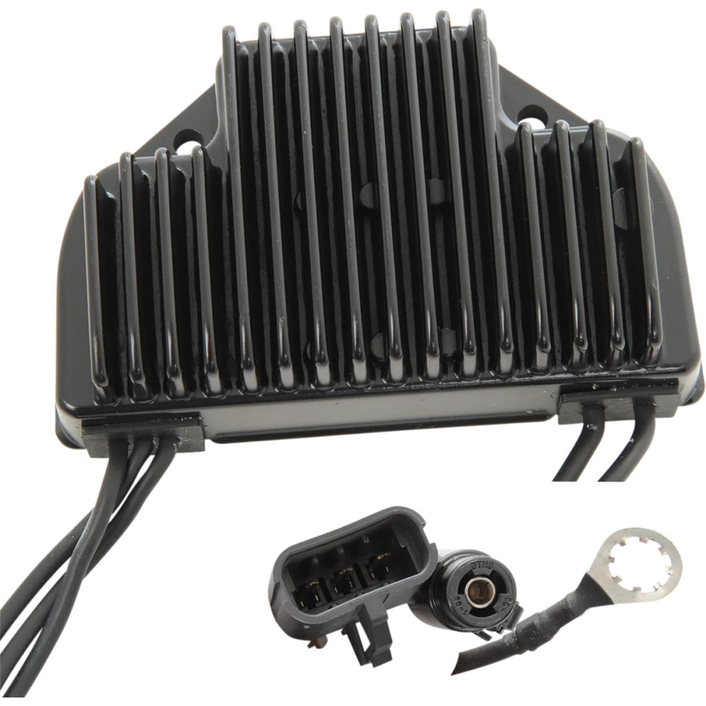 Solid-State Regulator — 12V, 38A, Black