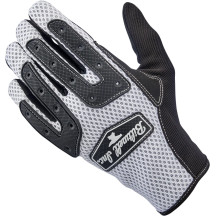 Anza Gloves — L, Mid-length cuff, White