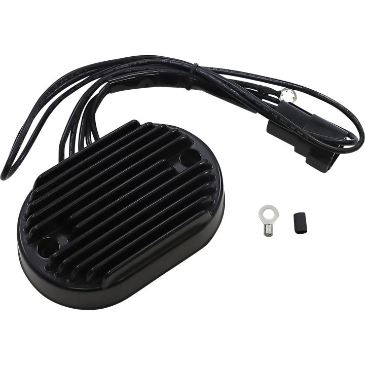 Regulador de voltaje premium — 12V 38A, negro