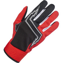 Baja Gloves — M, Red, Black