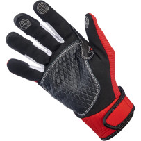 Baja Gloves — L, Red, Black