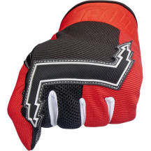 Guantes Baja — Talla L, Rojo, Negro