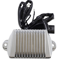 Premium Voltage Regulator — 12V, 38A/45A, Chrome