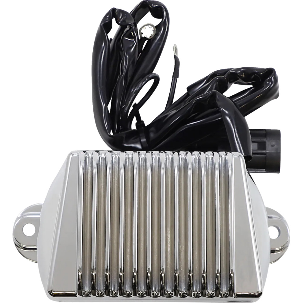 Premium Voltage Regulator — 12V, 38A/45A, Chrome