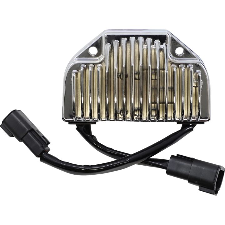 Regulador de voltaje premium — 12V 40A, cromado